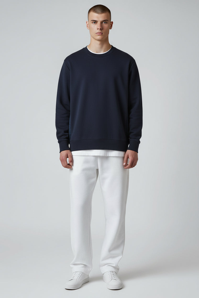 Modern Navy Sweatshirt | Clean Contemporary Design