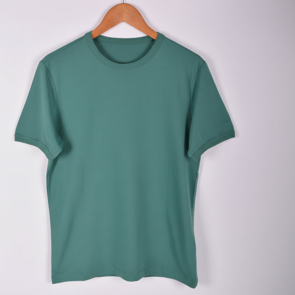 Premium Sage Green T-Shirt – Minimal Essential Fit