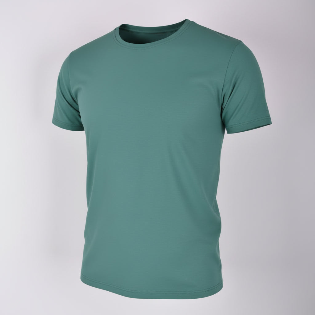 Premium Sage Green T-Shirt – Minimal Essential Fit